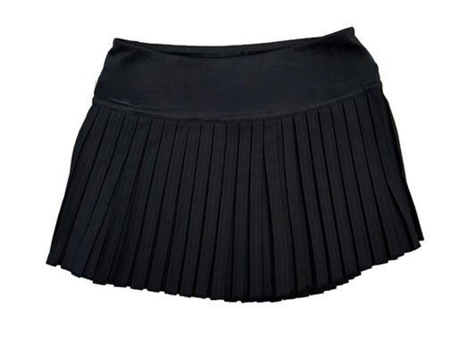 Pickleball Tennis Skirt, Black - Magpies Paducah