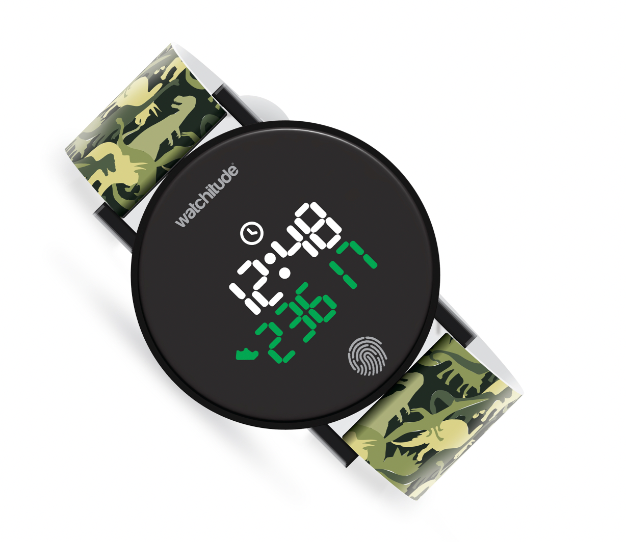 Steps Counter Watch, DIno Camo