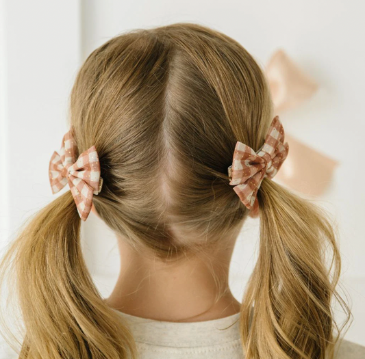 Tulle Bow Set, Gingham