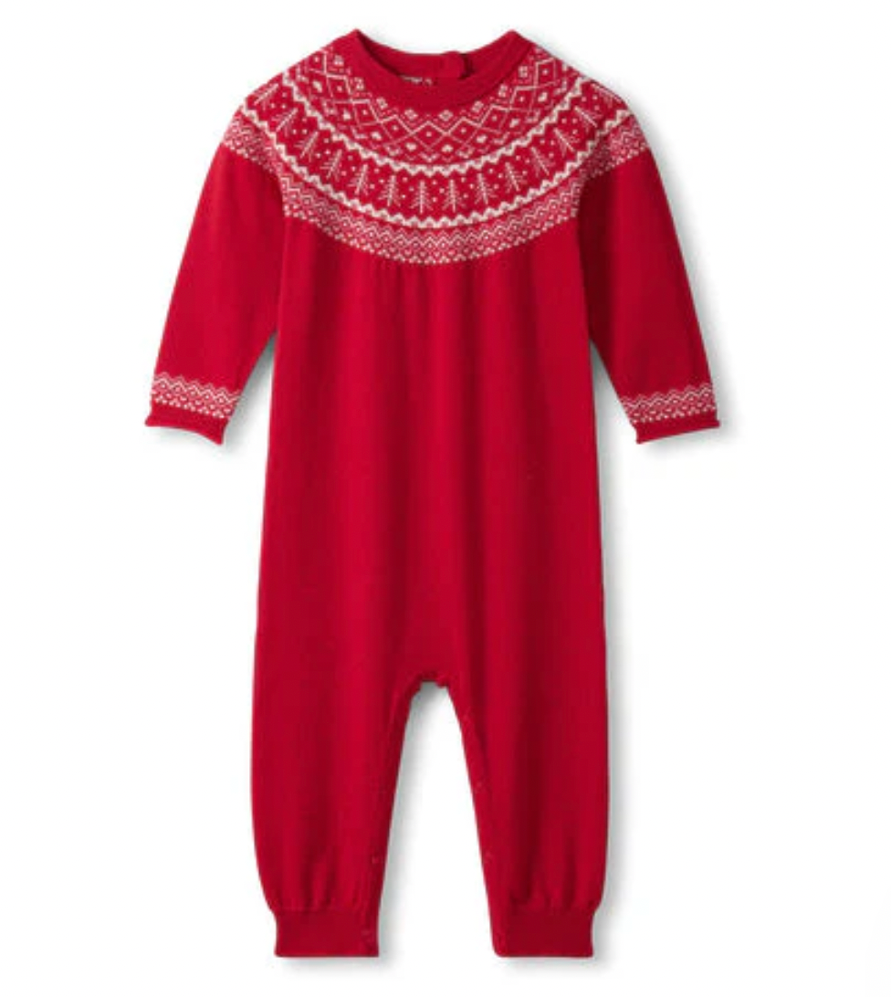 Fair Isle Sweater Romper - Magpies Paducah