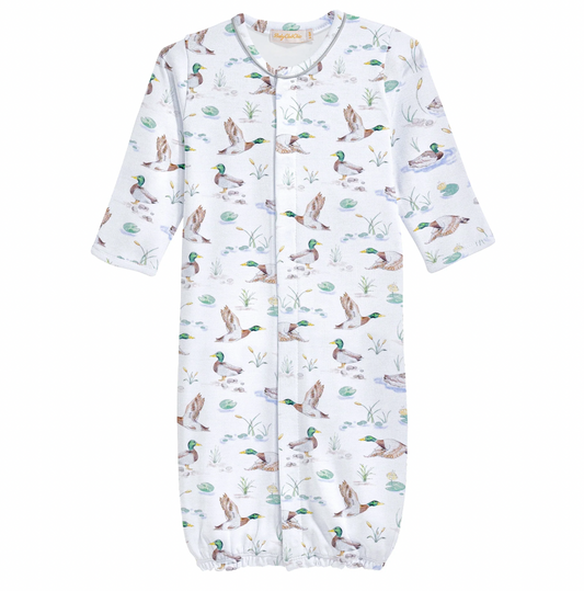 Converter Gown w/ Piping, Mallard Ducks