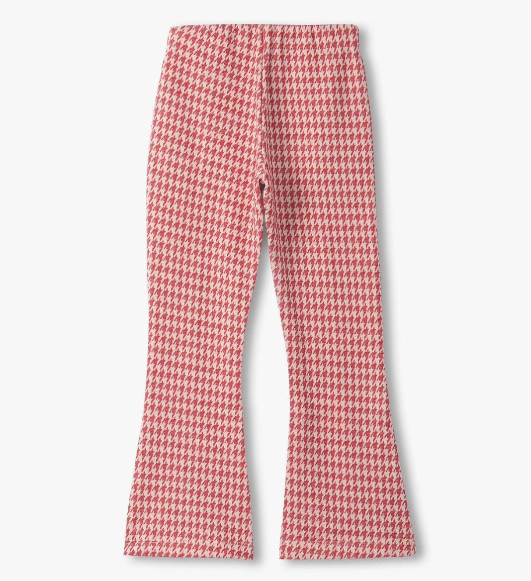Red Houndstooth Bell Bottoms - Magpies Paducah