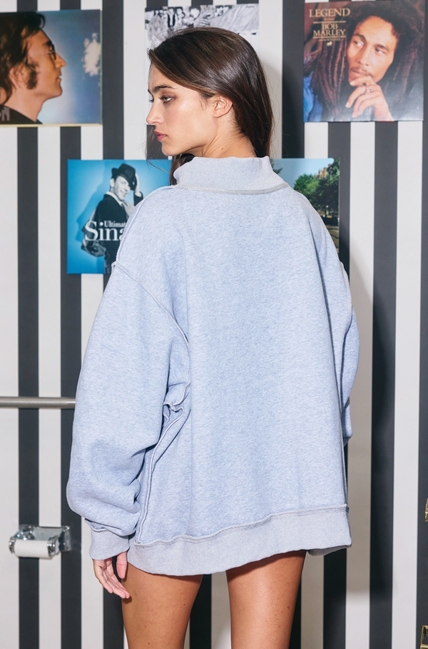 Football Reversible Crewneck