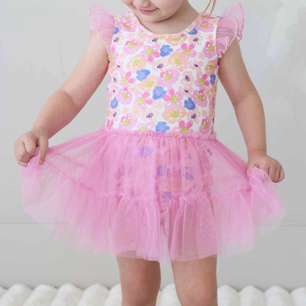 Ruffle Skirt Leotard, Petal Parade - Magpies Paducah