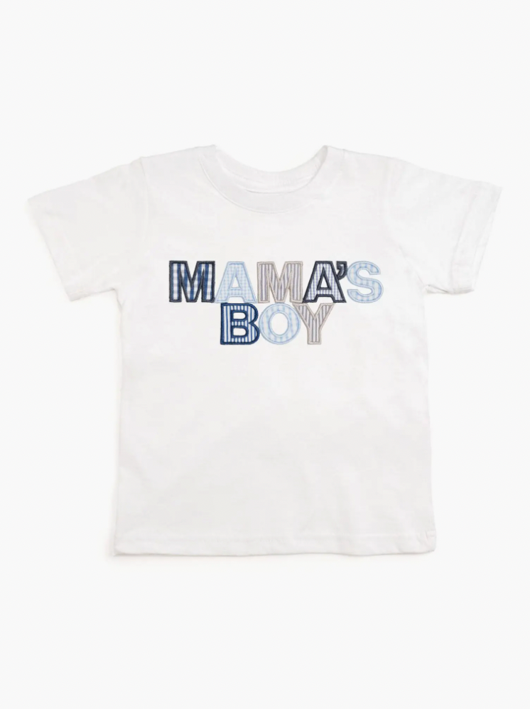 Mama's Boy Patchwork T-Shirt - Magpies Paducah