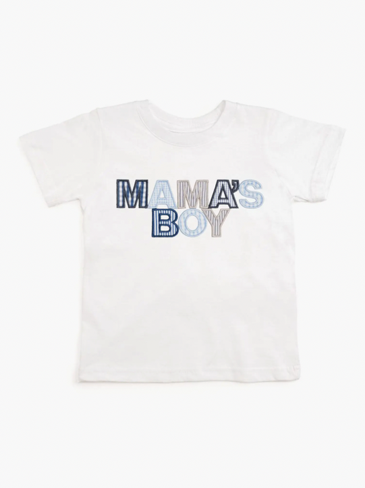 Mama's Boy Patchwork T-Shirt - Magpies Paducah
