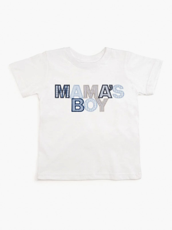 Mama's Boy Patchwork T-Shirt - Magpies Paducah
