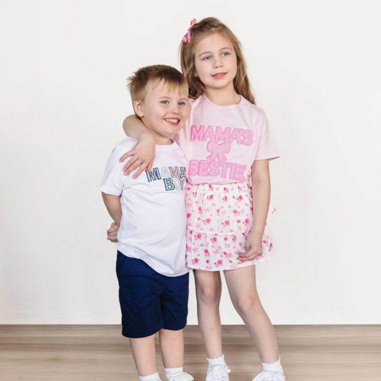 Mama's Boy Patchwork T-Shirt - Magpies Paducah