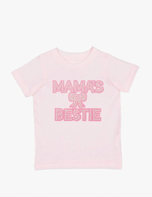 Mama's Bestie Pearl Patch T-Shirt - Magpies Paducah