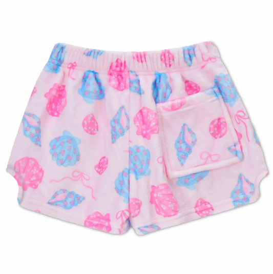 Seashell Plush Shorts - Magpies Paducah