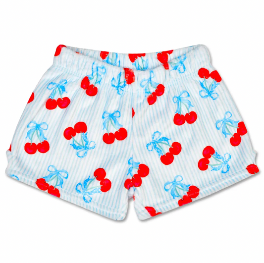 Cherry on Top Plush Shorts - Magpies Paducah