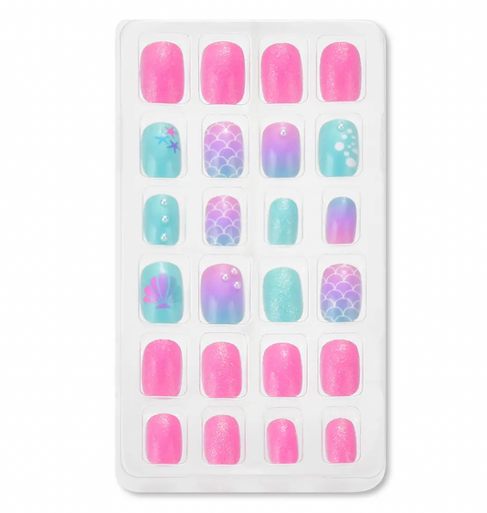 Mermaid Vibes Press-on Nails Set - Magpies Paducah