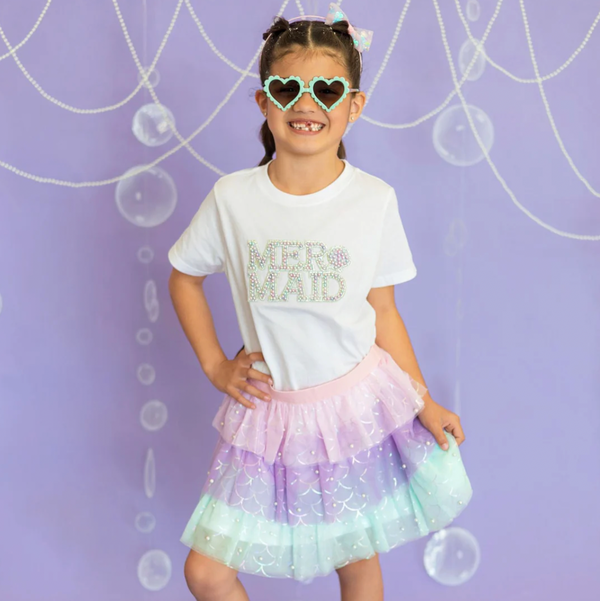 Mermaid Pearl Patch T-shirt