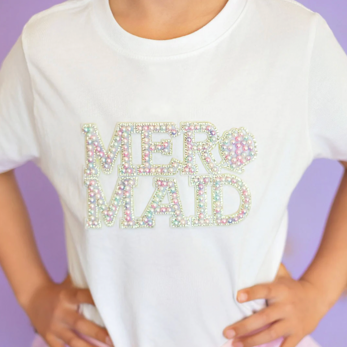 Mermaid Pearl Patch T-shirt