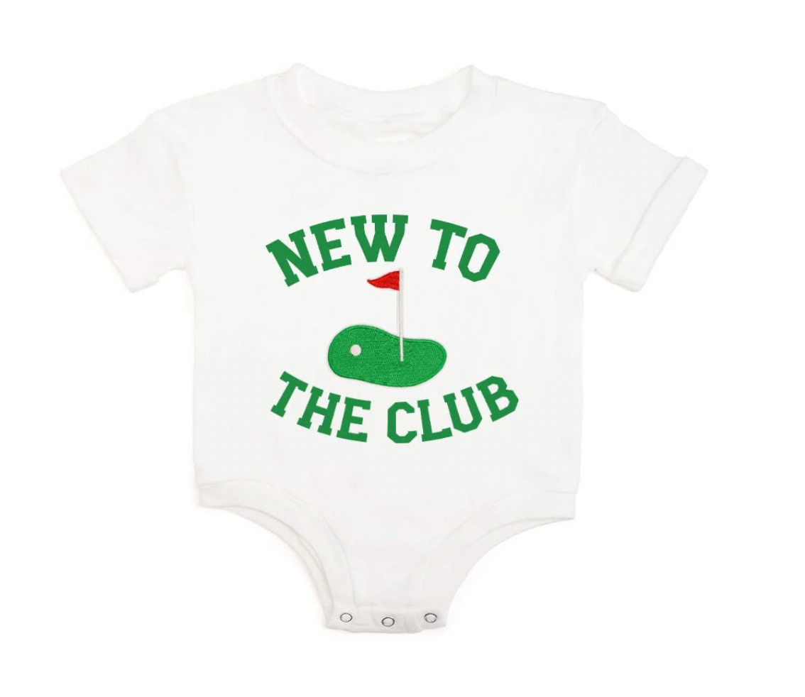 New to the Club Patch Romper
