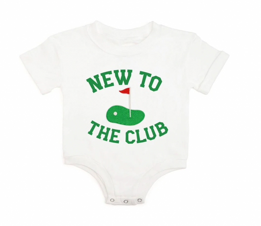 New to the Club Patch Romper