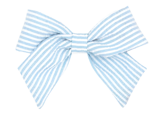 Mini Seersucker Bow (6 colors!)