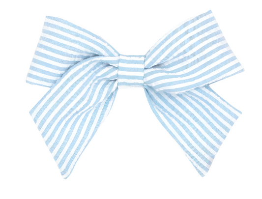 Mini Seersucker Bow (6 colors!) - Magpies Paducah
