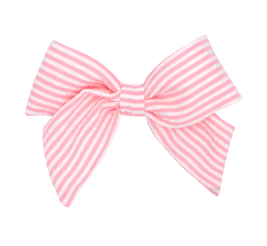 Mini Seersucker Bow (6 colors!) - Magpies Paducah