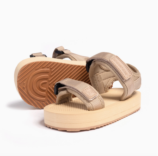 Tan Beach Sandals - Magpies Paducah