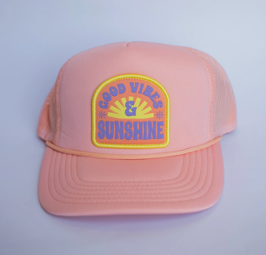 Good Vibes & Sunshine Trucker, Adult - Magpies Paducah