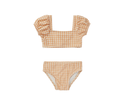 Zippy Two-Piece, Melon Gingham - Magpies Paducah