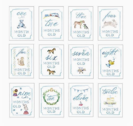 Monthly Milestone Card Set (2 colors!) - Magpies Paducah