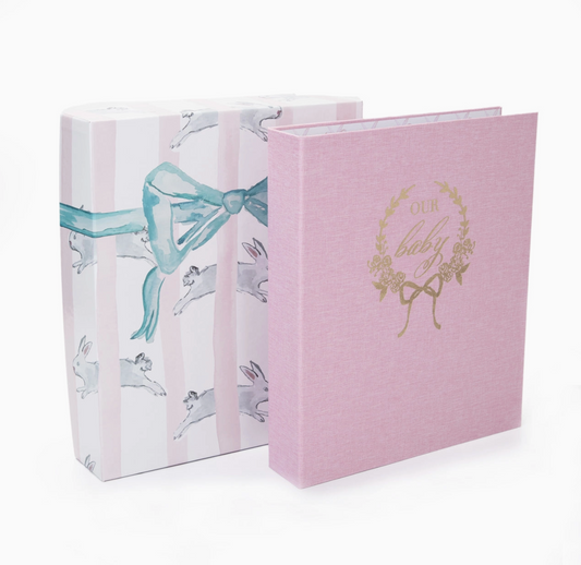 "Our Baby" Memory Book, Pink - Magpies Paducah