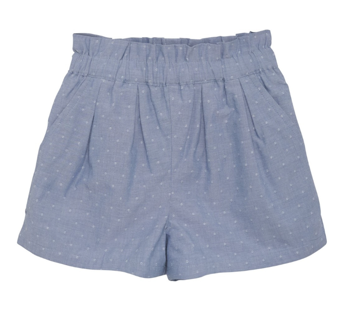 Chambray Dot Shorts - Magpies Paducah