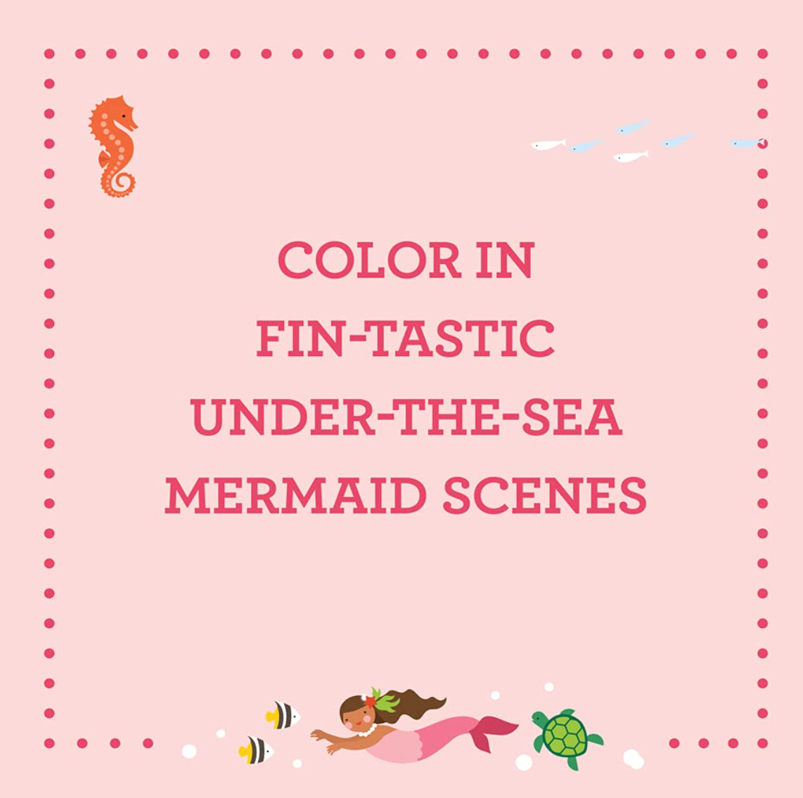 Coloring Book w/ Stickers, Mermaids - Magpies Paducah