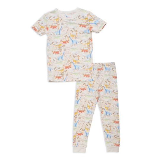 Short Sleeve Modal PJ Set, Ext-ROAR-dinary - Magpies Paducah