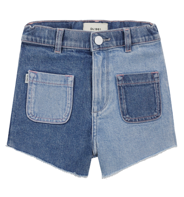 Lucy High Rise Cut Off Shorts - Magpies Paducah
