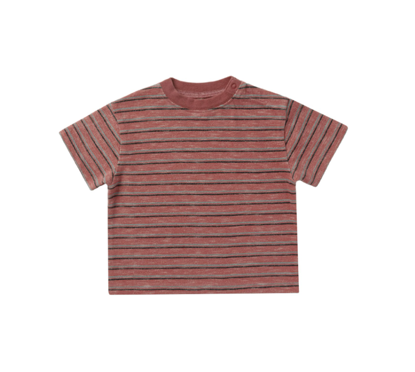 Relaxed Tee, Red Stripe - Magpies Paducah