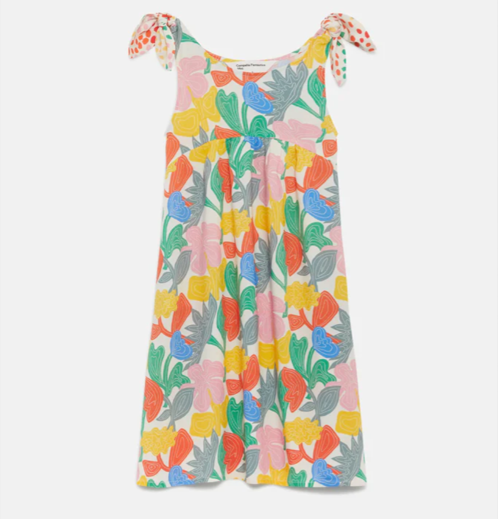 Mod Floral Tank Dress - Magpies Paducah
