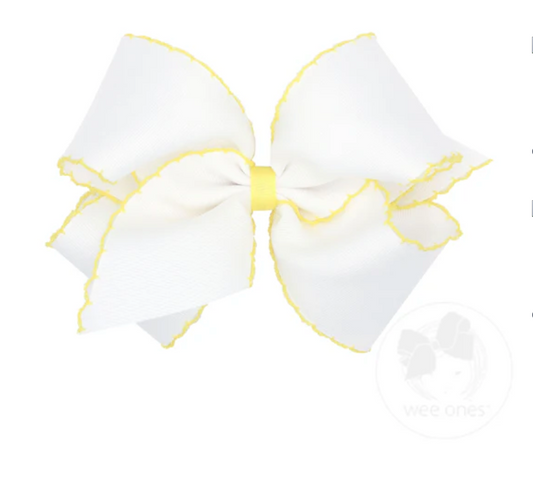 King Moonstitch Contrasting Bow, (Assorted Colors!) - Magpies Paducah