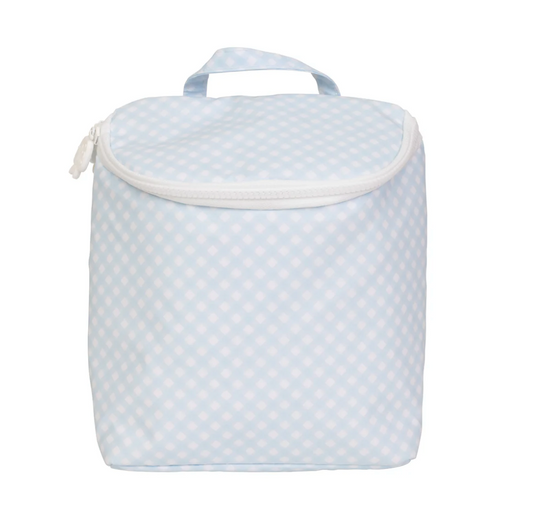 The Bottle Bag, Blue Gingham - Magpies Paducah