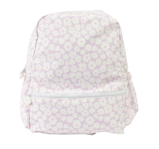 Large Backpack, Lavender Daisies
