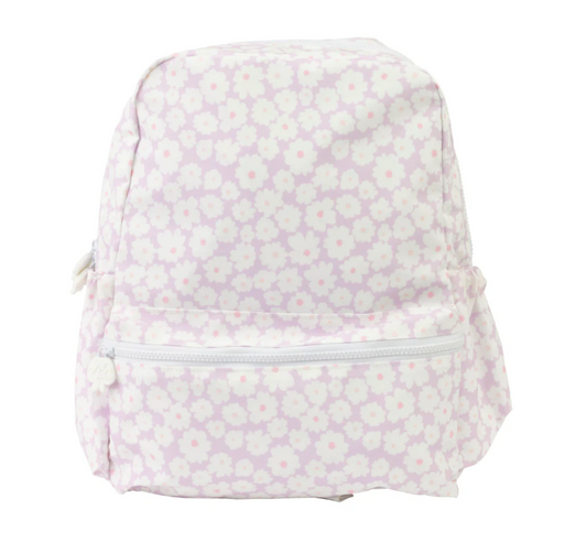 Large Backpack, Lavender Daisies - Magpies Paducah