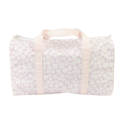 Duffle Bag, Lavender Daisies