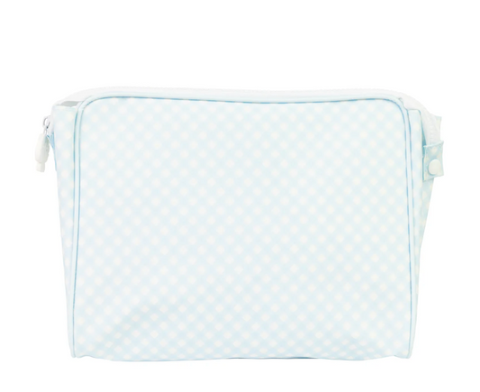 The Go Bag, Blue Gingham (2 sizes!) - Magpies Paducah