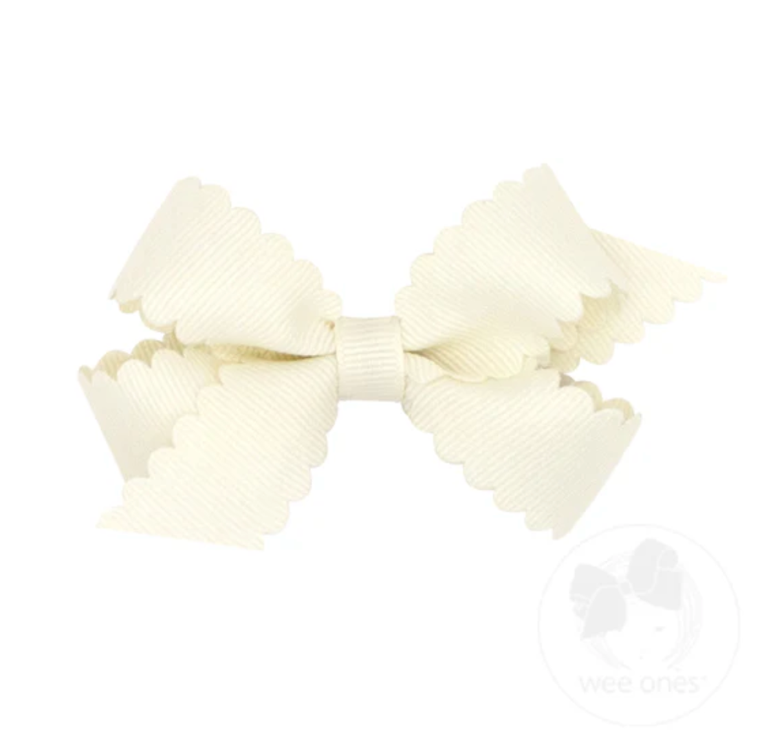 Mini Scalloped Grosgrain Bows