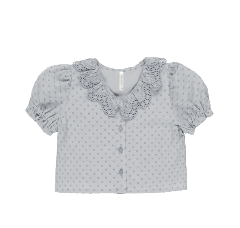 Bella Blouse, Dusty Blue