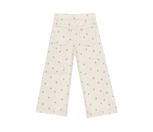 Straight Leg Pant, Blue Daisy