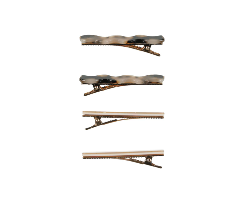 Wavy Clip Set | Tortoise, Shell