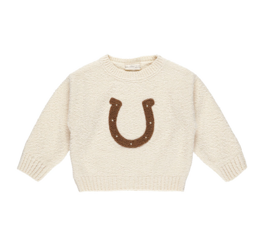 Cassidy Sweater, Horseshoe | 12-18m