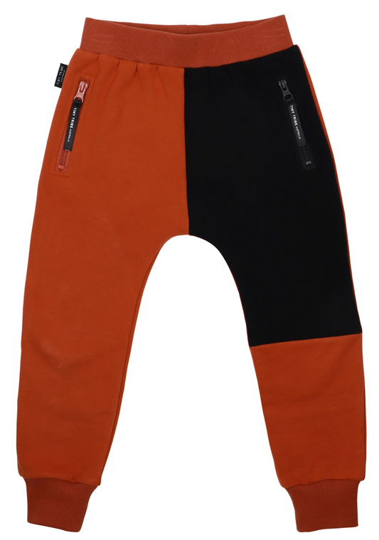 Colorblock Sweatpant, Cinnamon