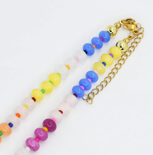 Vibrant Gemstone Necklace - Magpies Paducah