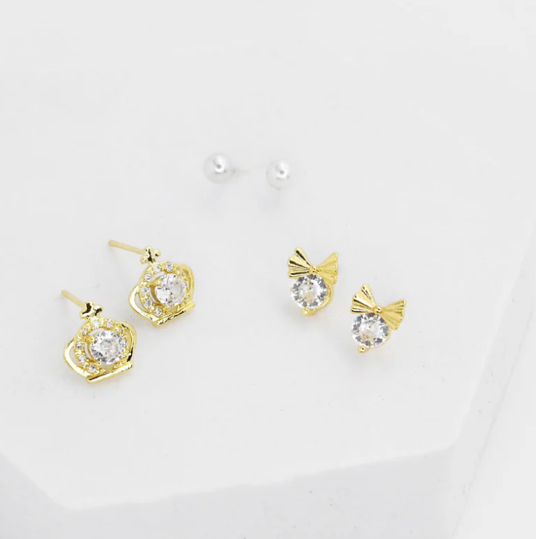 Crown Stud Set