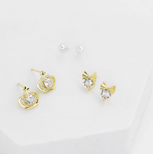 Crown Stud Set