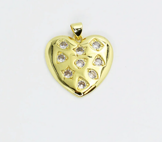 Big Heart Charm - Magpies Paducah